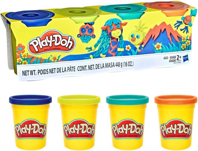 Imagem de Massa de Modelar Play Doh com 4 Potes Sortido B5517 Hasbro