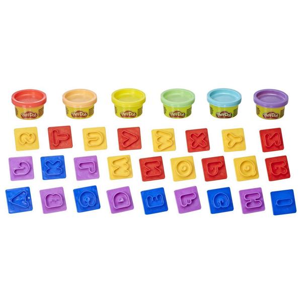 Imagem de Massa de Modelar - Play-Doh - Kit de Letras com 6 Cores - E8532 HASBRO