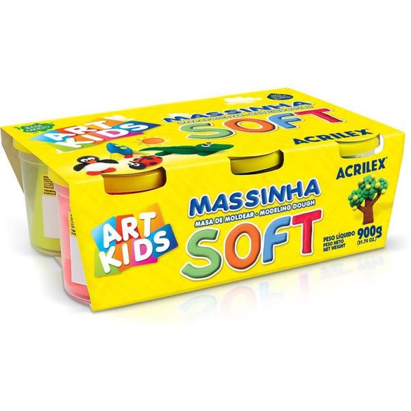 Imagem de Massa de Modelar SOFT 150G com 6 Cores