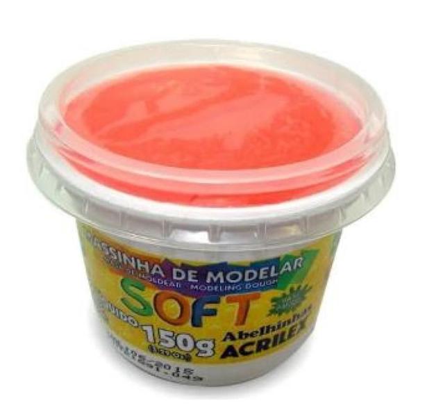 Imagem de Massa de modelar soft 150g vermelho    acrilex   73150103