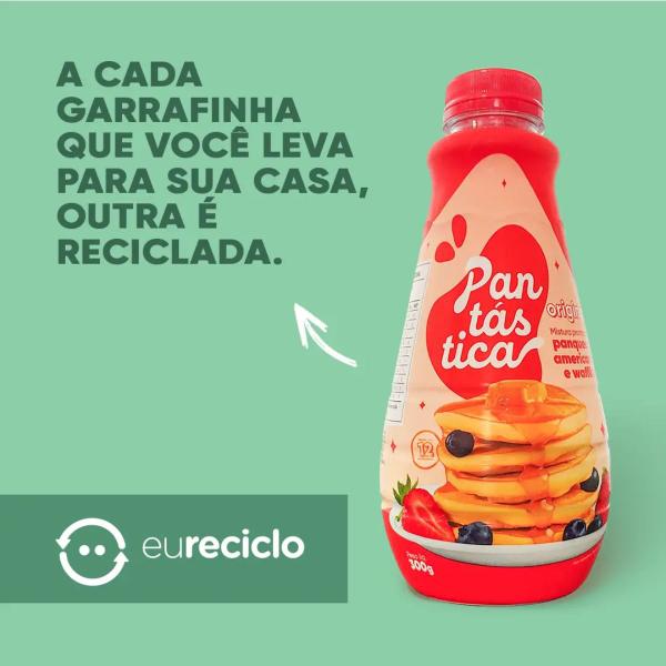 Imagem de Massa de Panqueca Waffles Pantástica Original 300g Kit 2un