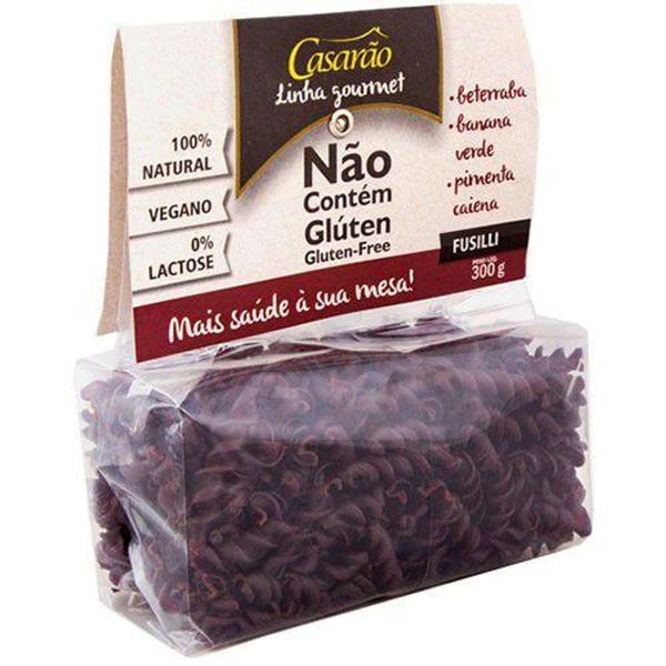 Imagem de Massa Gourmet Fuzilli com Beterraba, Banana Verde e Pimenta Caiena 300g - CASARÃO