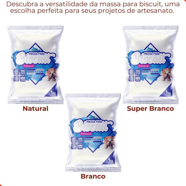 Imagem de Massa para biscuit polycol com 1kg