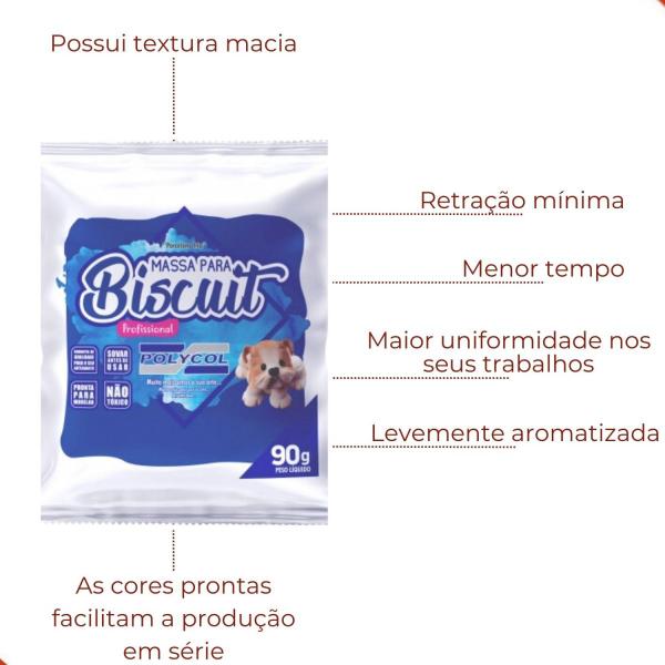 Imagem de Massa para biscuit polycol com 90g