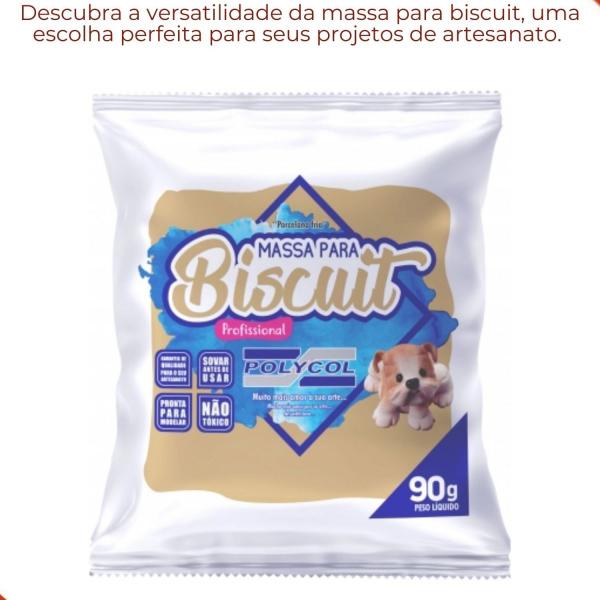 Imagem de Massa para biscuit polycol com 90g