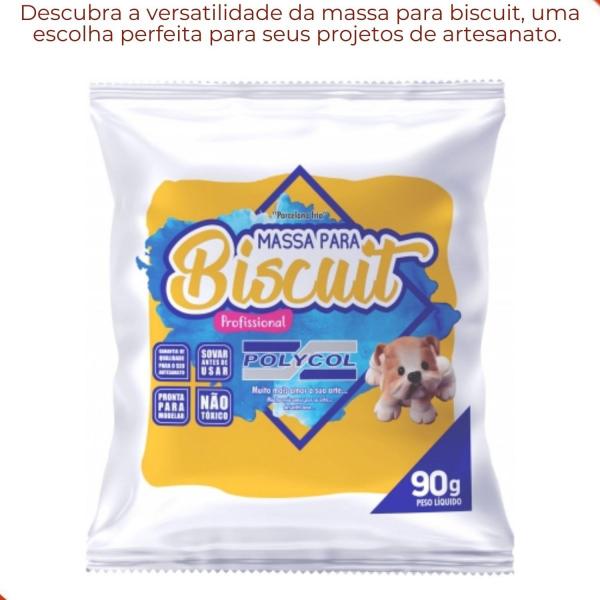 Imagem de Massa para biscuit polycol com 90g