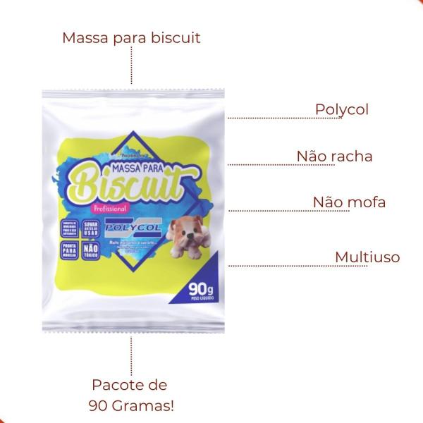 Imagem de Massa para biscuit polycol com 90g