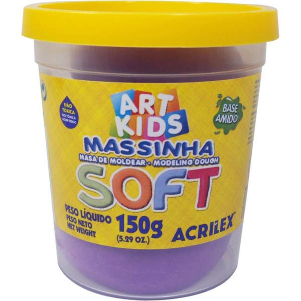 Imagem de Massa para Modelar SOFT 150G Violeta À Base de Amido - Acrilex