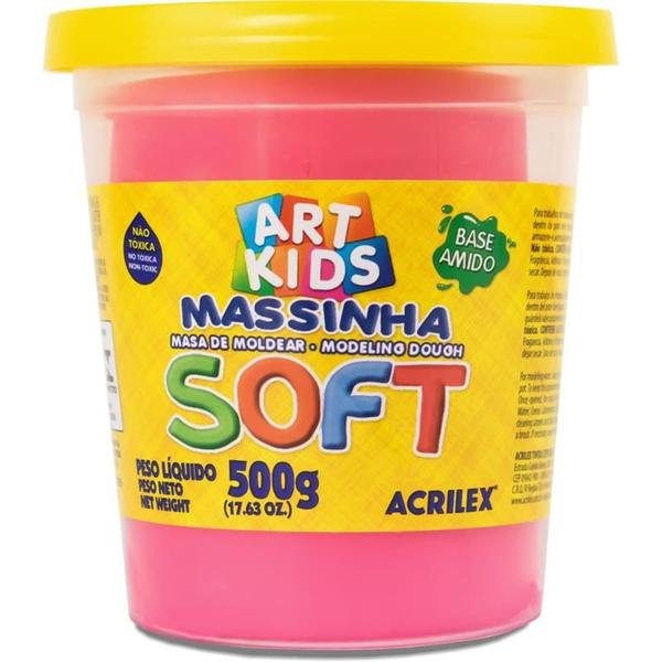 Imagem de Massa para modelar soft 500g.maravilha bs.amido acrilex