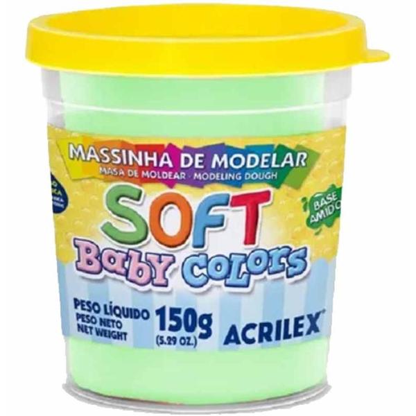 Imagem de Massa Para Modelar Soft Baby 150g Verde 810 Acrilex - Un