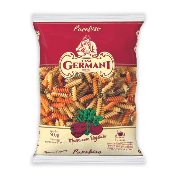 Imagem de Massa Parafuso Com Vegetais Casa Germani 500G