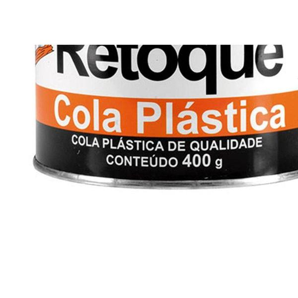 Imagem de Massa Plastica 400Gr Retoque Preta