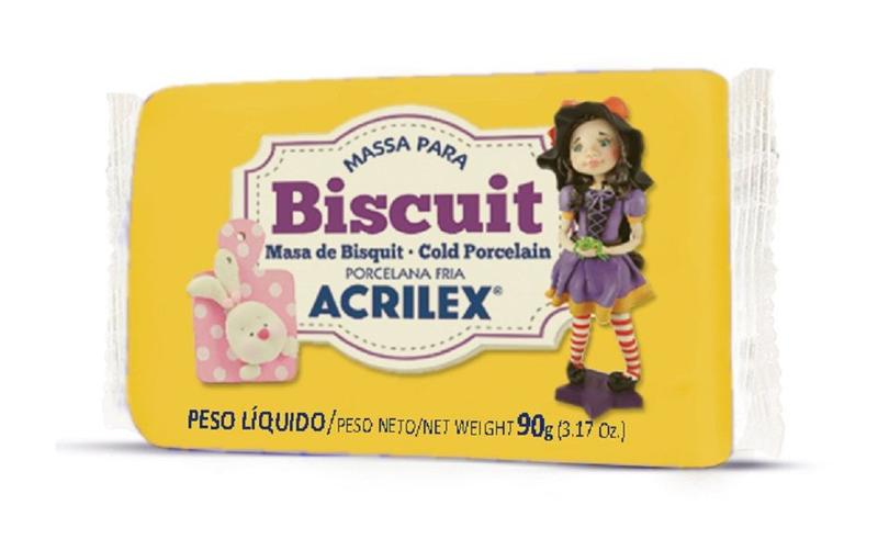 Imagem de Massa Pronta para Biscuit Porcelana Fria 90g - Acrilex