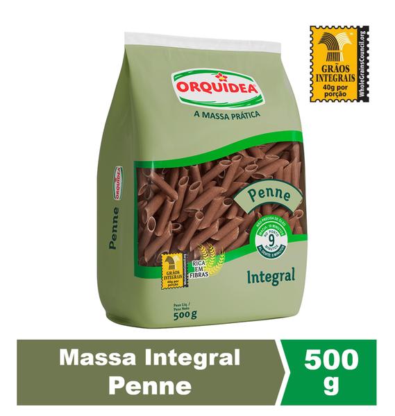 Imagem de Massa Sem Ovos Integral Penne Orquídea 500g