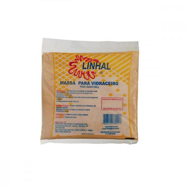 Massa Vidraceiro Linhal Pacote Com 500Gr 20012 ./ Kit Com 12 Imagem de Massa Vidraceiro Linhal Pacote Com 500Gr 20012 ./ Kit Com 12