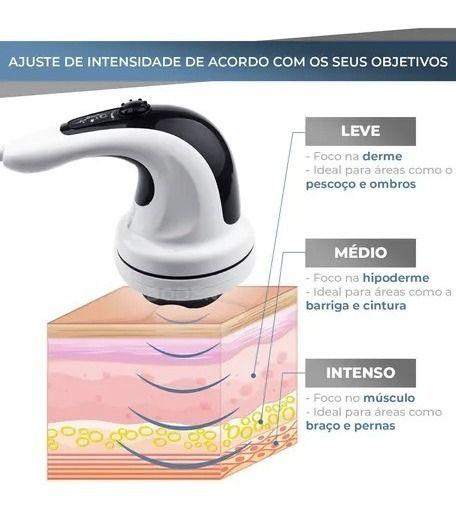 Imagem de Massageador 2600 Rotações Elétrico Orbital  Perca Celulite