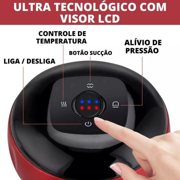 Imagem de Massageador a Vácuo Elétrico para Terapia Corporal