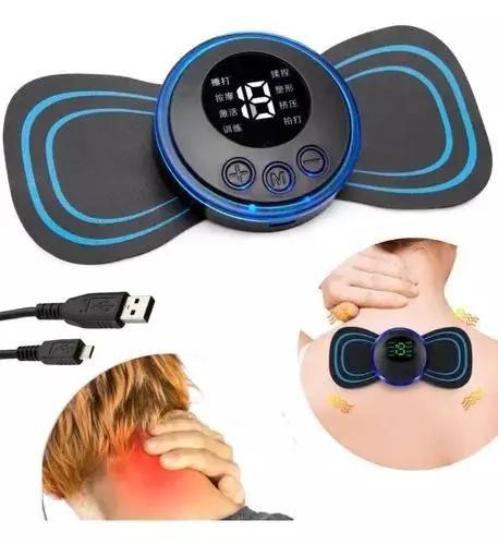 Imagem de Massageador Abdominal Elétrico Portátil Relaxamento Pescoço USB