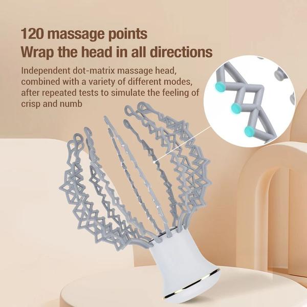 Massageador Capilar Aliviar a tensão e Promove um bom sono - Hq Imagem de Massageador Capilar Aliviar a tensão e Promove um bom sono