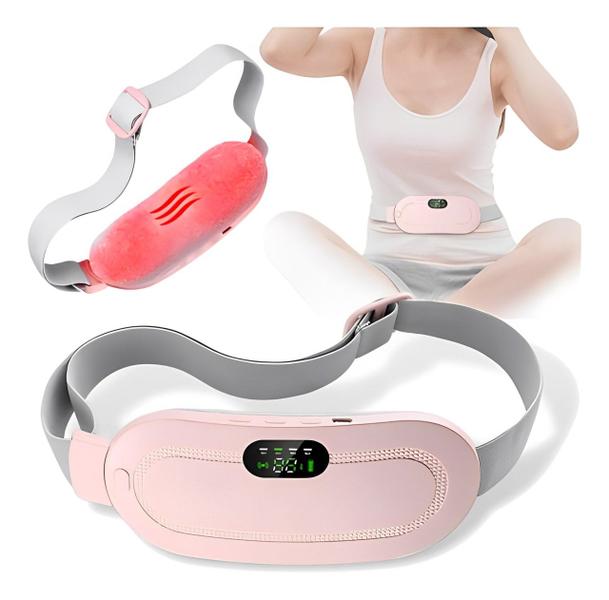 Massageador Cinta Eletrica Vibratória Alivio dores Cólica - ZEM Imagem de Massageador Cinta Eletrica Vibratória Alivio dores Cólica