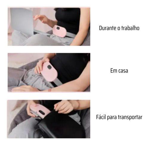 Imagem de Massageador Cinta Para Alíviar Dor Cólica Menstrual Elétrico