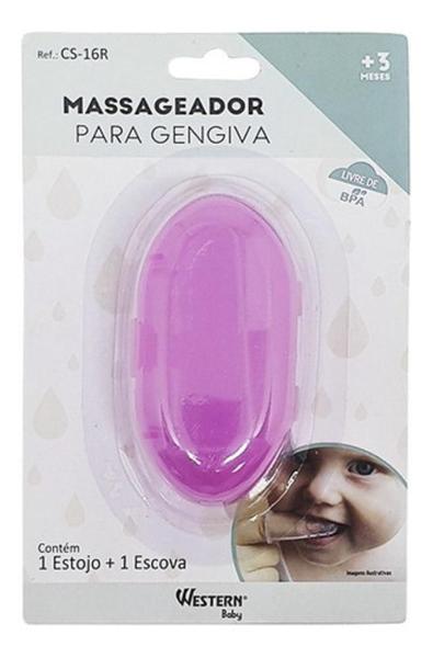 Imagem de Massageador De Gengiva Com Estojo Unic Rosa Rosa S Definicao