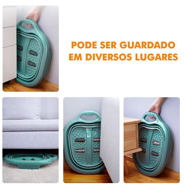 Imagem de Massageador de Pes Aparelho bacia Silicone Massagem