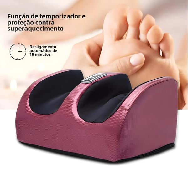 Imagem de Massageador de Pés com Terapia Elétrica e Vibração - Alivia Fadiga e Melhora a Circulação