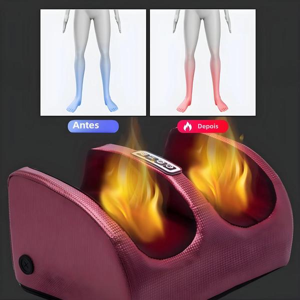 Imagem de Massageador de Pés Shiatsu Elétrico com Aquecimento - Relaxamento Muscular Profundo