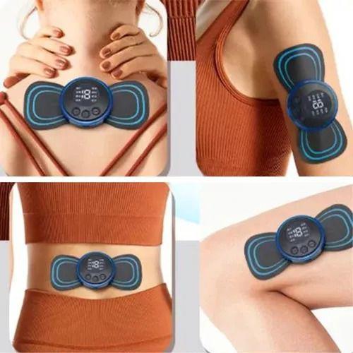 Imagem de Massageador de Pescoço e Coluna Portátil com EMS: Conforto Onde Você Estiver