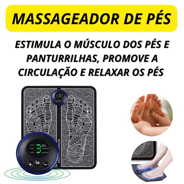 Imagem de Massageador De Relaxamento Muscular De Pés Elétricos