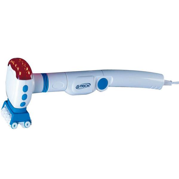 Imagem de Massageador Elétrico Com Infravermelho Bivolt Cor Branco/azul 110v/220v