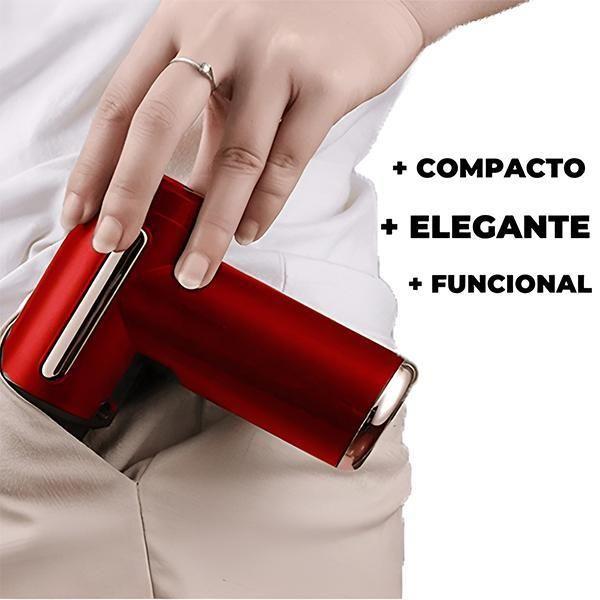 Imagem de Massageador Elétrico Compacto 4 em 1 com 6 Níveis - Vermelho