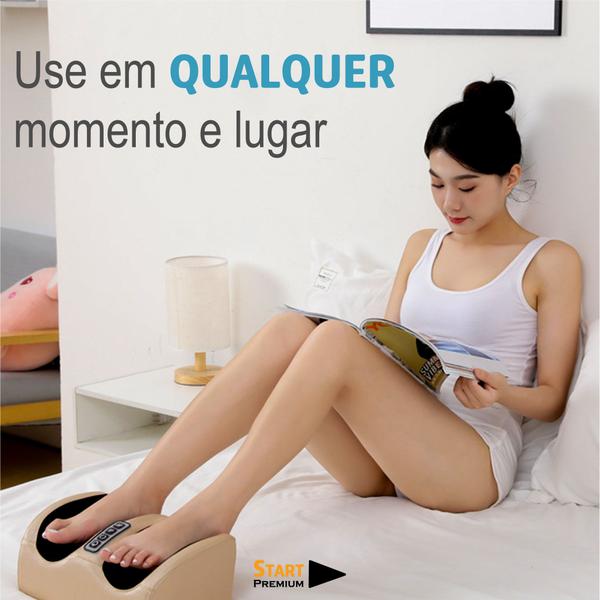 Imagem de  Massageador Elétrico De Pés Foot Massager Relax Pro Movimentos Shiatsu Top