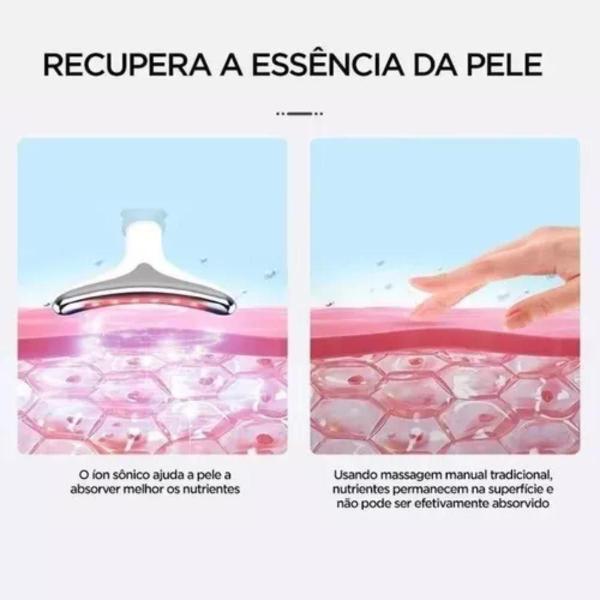 Imagem de Massageador Elétrico Facial De Pescoço Anti Rugas E Papada