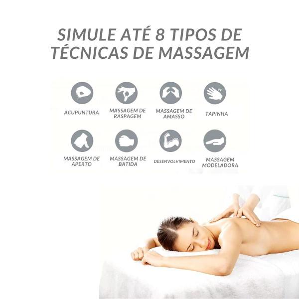 Imagem de Massageador Elétrico Mini Portátil Dor Coluna Pescoço E