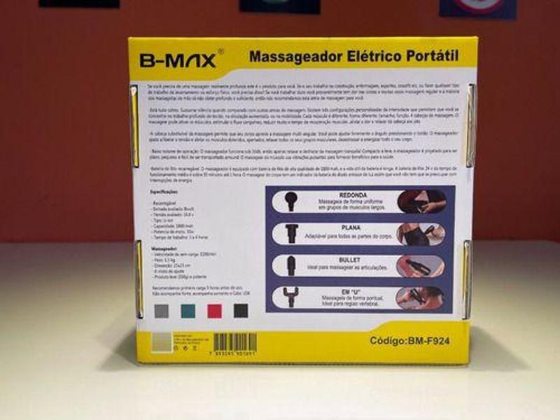 Imagem de Massageador Elétrico Portátil varias pontas - B-Max