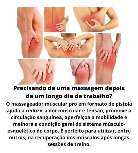 Imagem de Massageador Elétrico Profissional Muscular 6 Velocidade Massagem