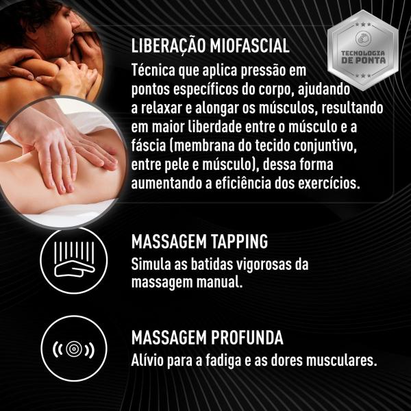 Imagem de Massageador Elétrico Sem Fio Wireless Touch Bivolt Relaxmedic