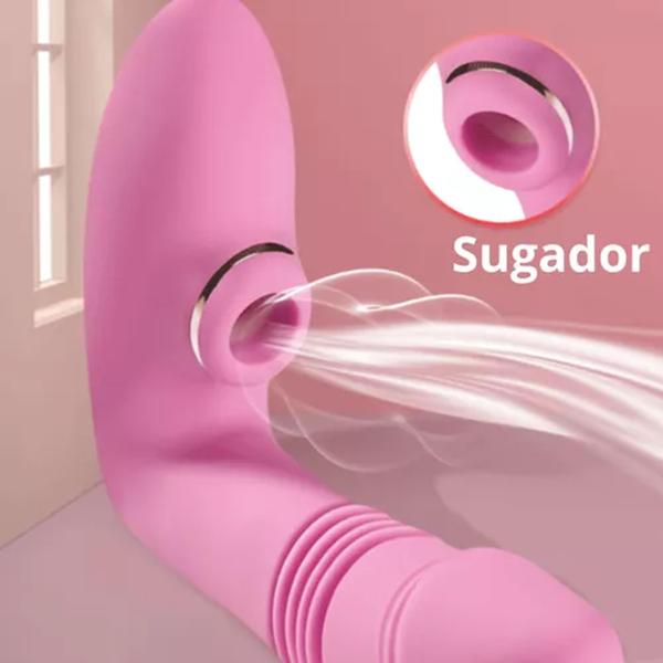 Imagem de Massageador Feminino Sucção  Com Controle 