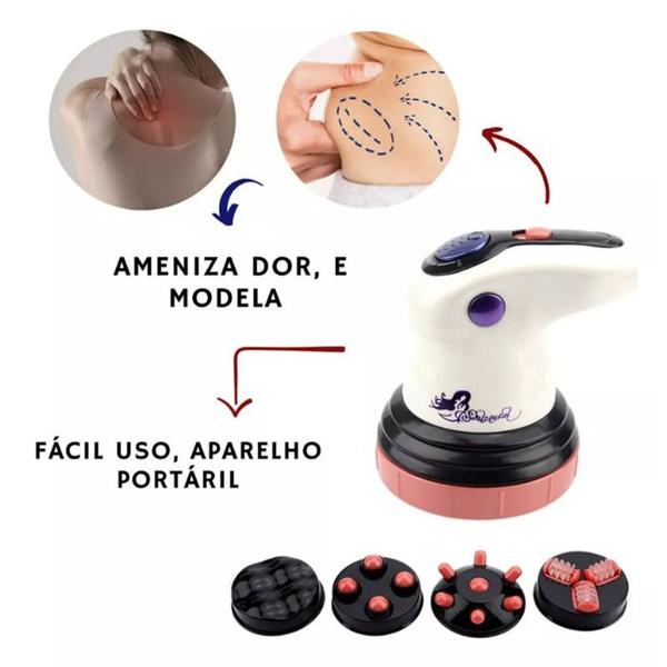 Massageador Infravermelho Redutor 4 Em 1 - A.R Variedades MT Imagem de Massageador Infravermelho Redutor 4 Em 1