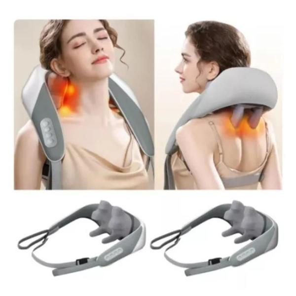 Massageador Inteligente Pescoço Compressão E Alívio Dor - MR Imagem de Massageador Inteligente Pescoço Compressão E Alívio Dor