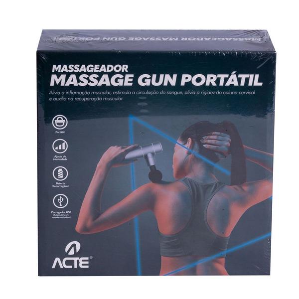 Imagem de Massageador Massage Gun Portátil R32-P - Acte Sports