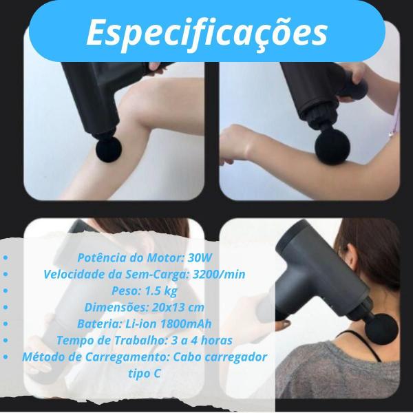 Imagem de Massageador Múltiplas Cabeças - Relaxamento Profissional