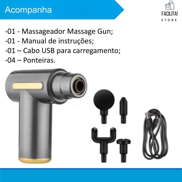 Imagem de Massageador  Para Fisioterapia Coluna Joelho Ombros - Painel LED - Carregamento USB