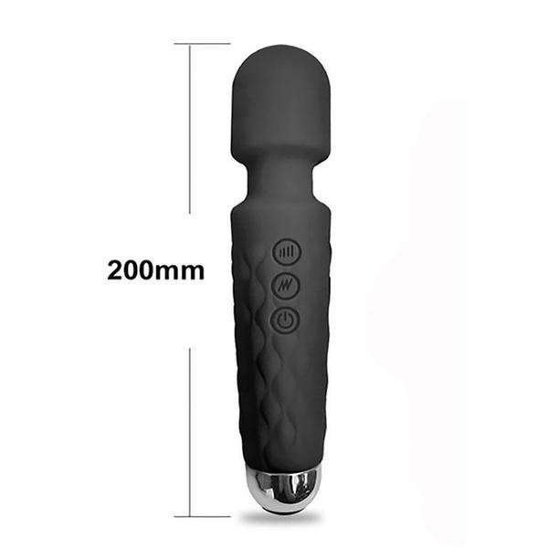 Imagem de Massageador para o Corpo Coluna Lombar Pés 6000 Rpm Preto USB Bateria