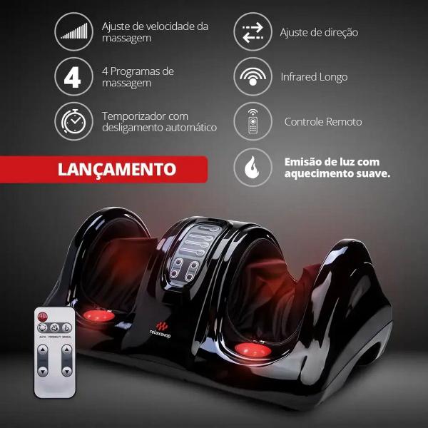 Imagem de Massageador para os pés e pernas shiatsu Foot Massager