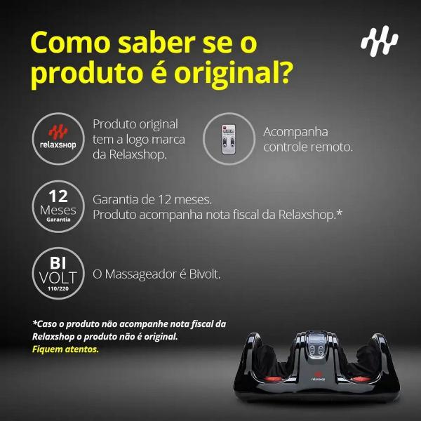 Imagem de Massageador para os pés e pernas shiatsu Foot Massager