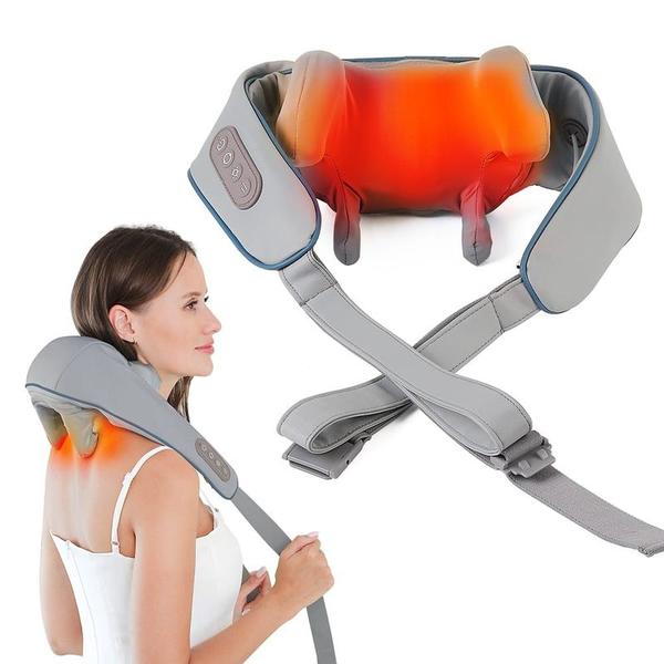 Massageador para Pescoço Recarregável 26w com Aquecimento - Hq Imagem de Massageador para Pescoço Recarregável 26w com Aquecimento