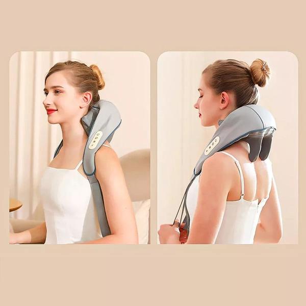 Massageador para Pescoço Recarregável 26w com Aquecimento - Hq Imagem de Massageador para Pescoço Recarregável 26w com Aquecimento